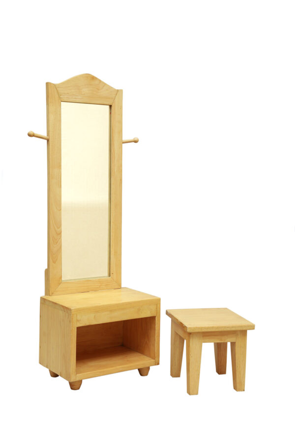 Dressing Mirror with Stool